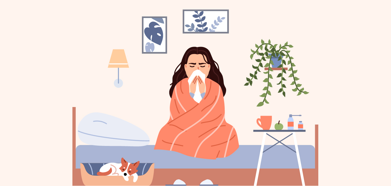 A common cold is a viral infection of the upper respiratory tract. The most common cold symptoms are runny nose, stuffy nose, sneezing, etc.