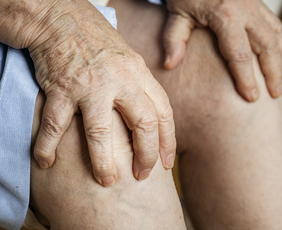 knee, arthritis, elderly