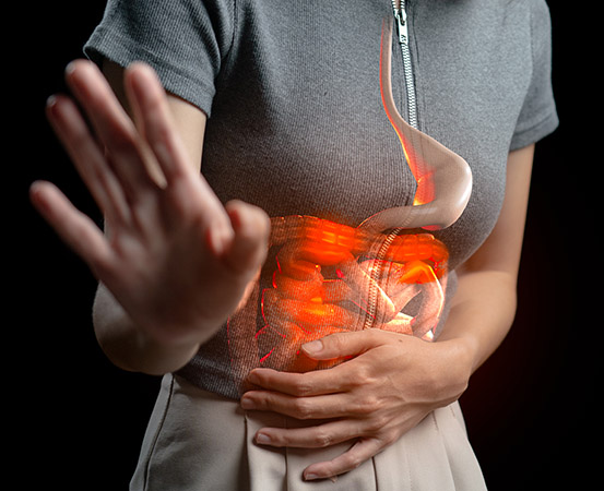 Uncontrolled diabetes can lead to gastroparesis, a condition where food digestion gets delayed.