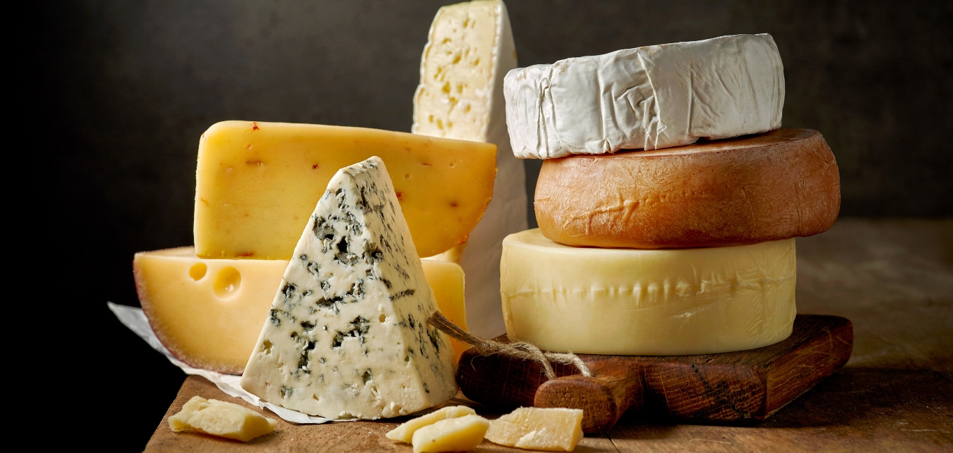 different types pf cheese