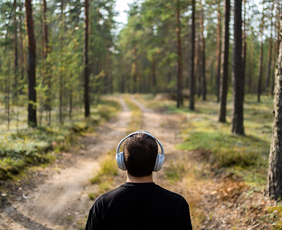 Mindful walking, without distractions of any kind including music, helps in connecting with not just the surroundings and nature. The walking routine will become an avenue to connect with oneself.
