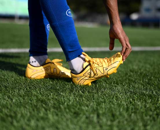 Lower extremity injuries such as turf toe, turf burn, and foot or ankle sprain are very common while playing on artificial turf.