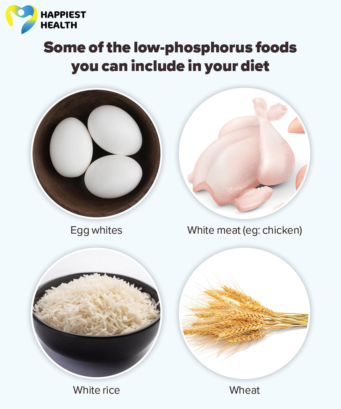 People with CKD are often advised to cut down on foods with phosphorus