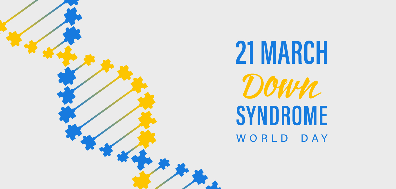 Down syndrome occurs due to genetic abnormality of chromosome 21