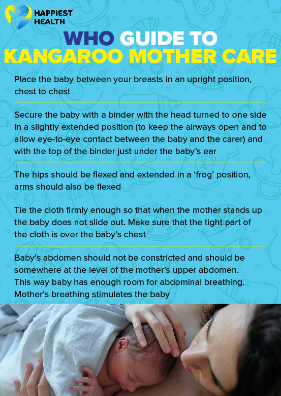 Guide to kangaroo mother care