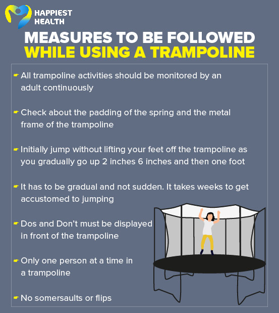 How to use a trampoline safely