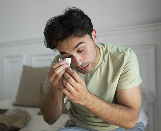 Allergies can cause sleep disorders if they are undiagnosed for long periods