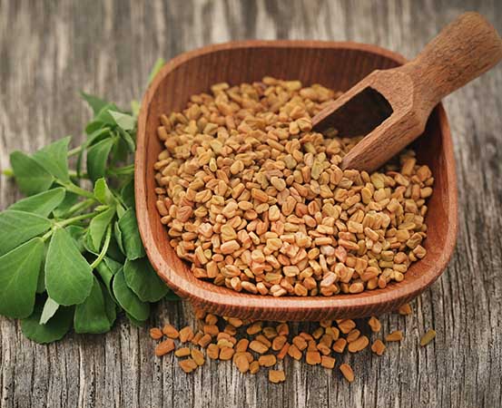 Fenugreek can help in diabetes management by slowing down the absorption of carbohydrates and sugar from the diet