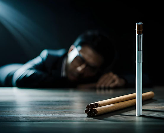 Around 20 percent of smokers will experience insomnia during their lifetime