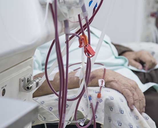 Doctors are worried about the plight of people requiring routine kidney dialysis in Gaza.