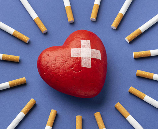 Cardiovascular conditions caused by smoking include arrhythmias, heart attacks and heart failure
