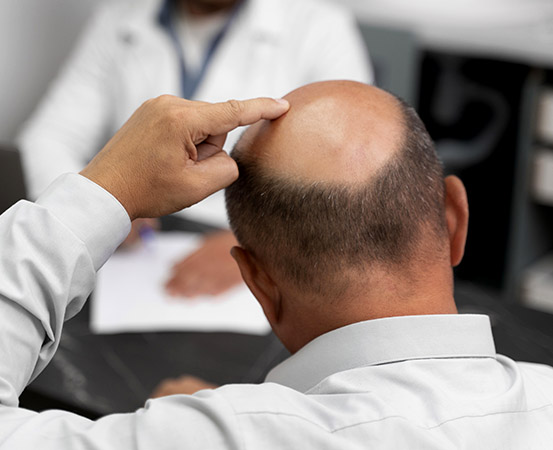 Reversing baldness in men depends on detecting the root cause and then proceeding with appropriate treatment measures