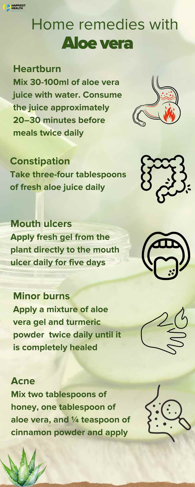 home remedies with aloevera
