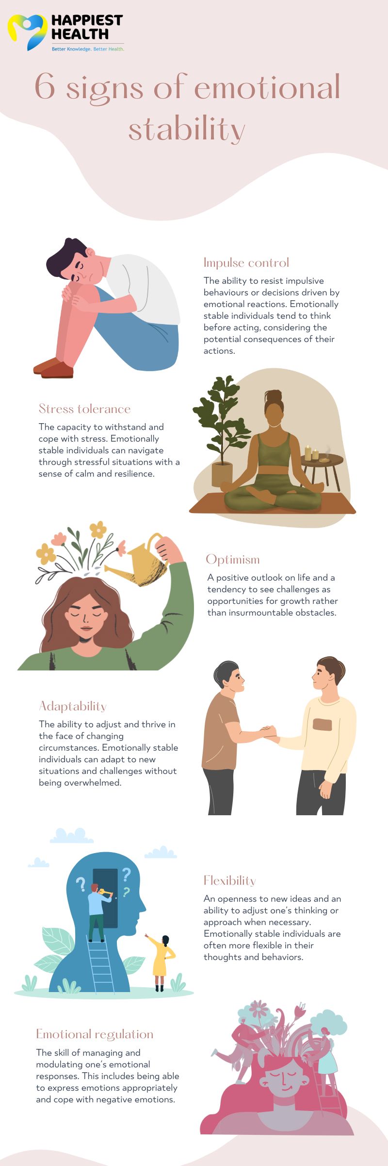 infographic on emotional stability